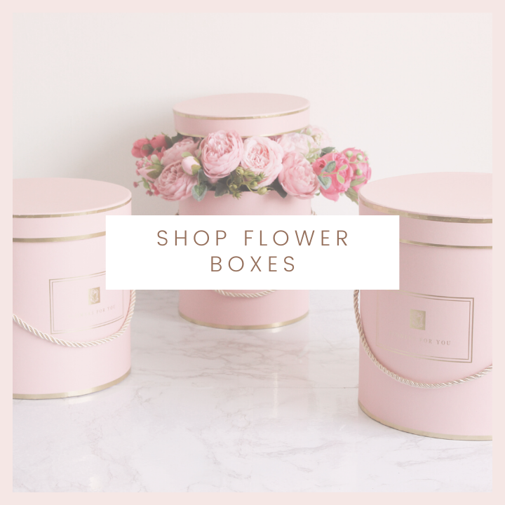 Pure White Flowers in Cradle Box Pure White Flowers in Cradle Box