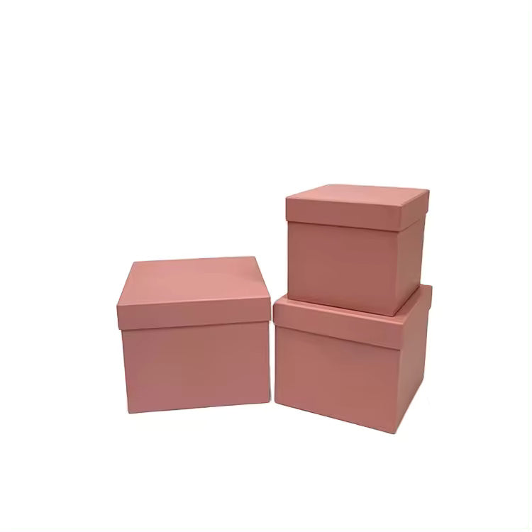 Simple Square Flower Gift Box