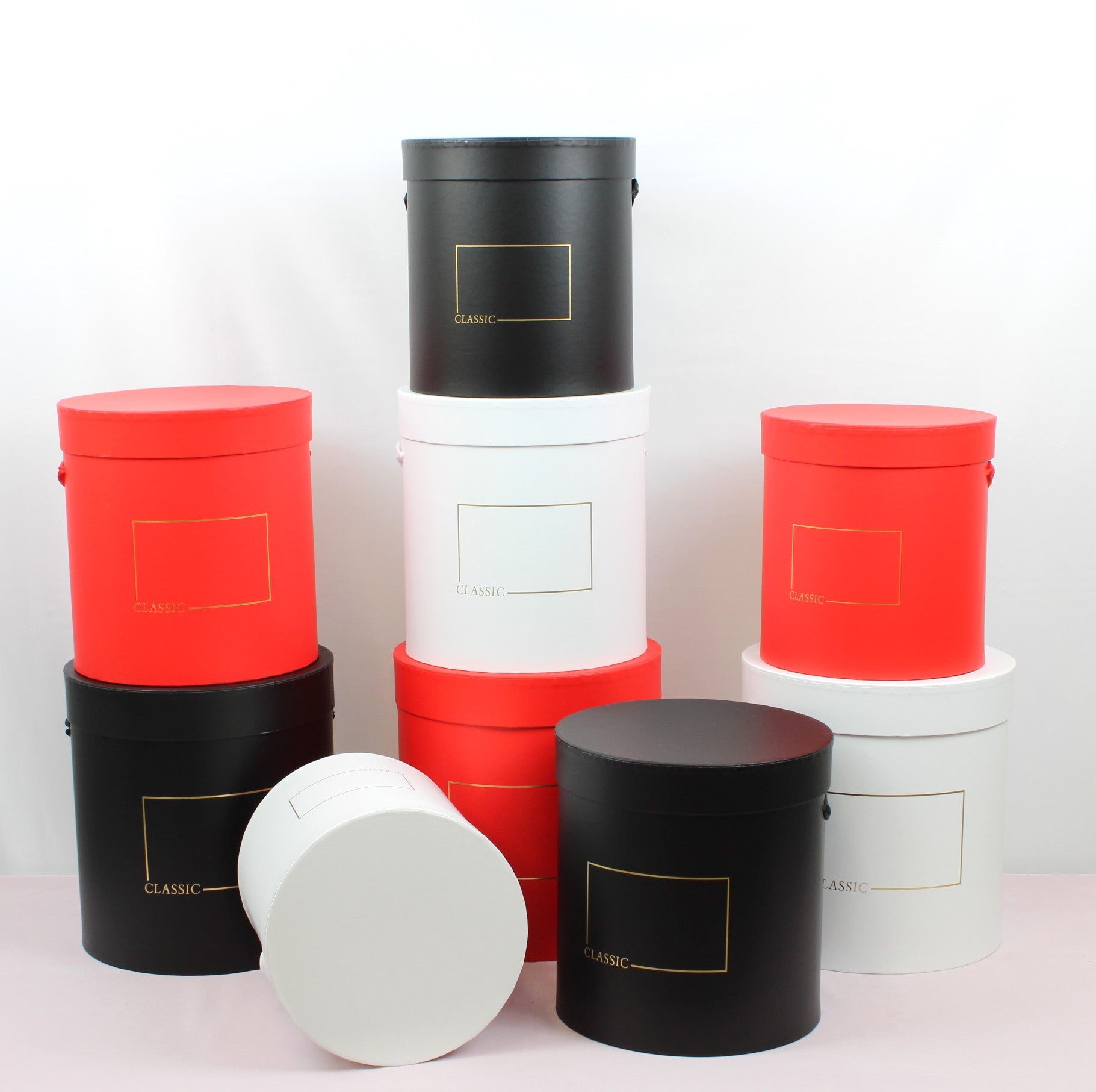 Classic Round Flower Hat Gift Box | Flower Packaging | – Elegant Supply