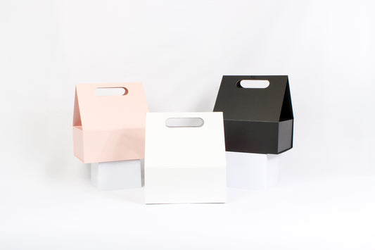 Handle Folding Flower Box Gift