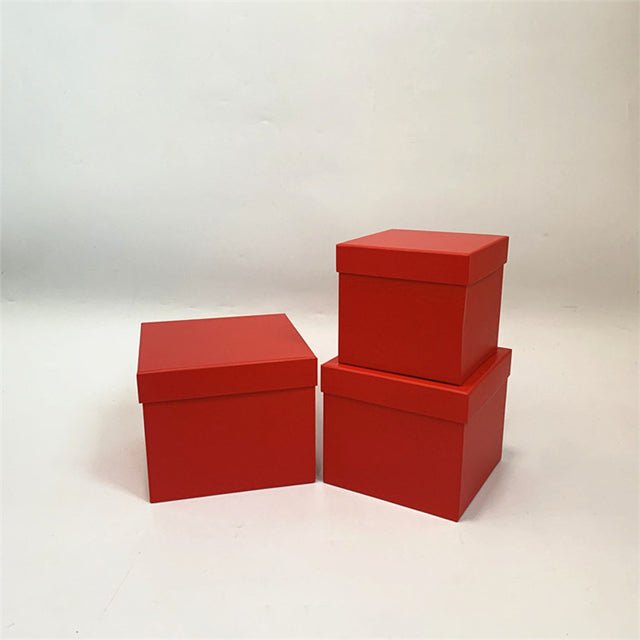 Simple Square Flower Gift Box - Elegant Supply