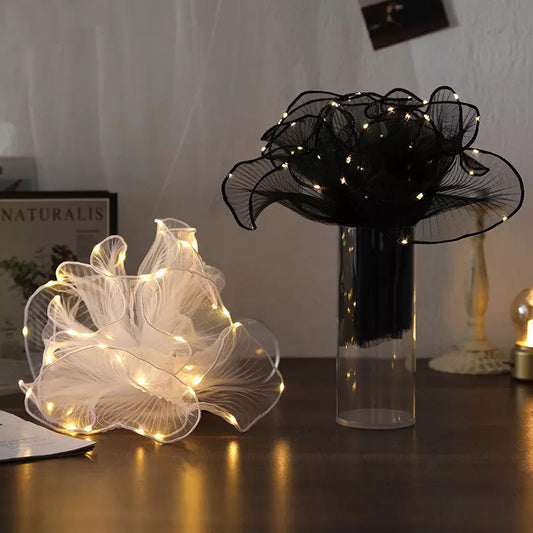 LED Light Flower Wrapping Mesh for Bouquet