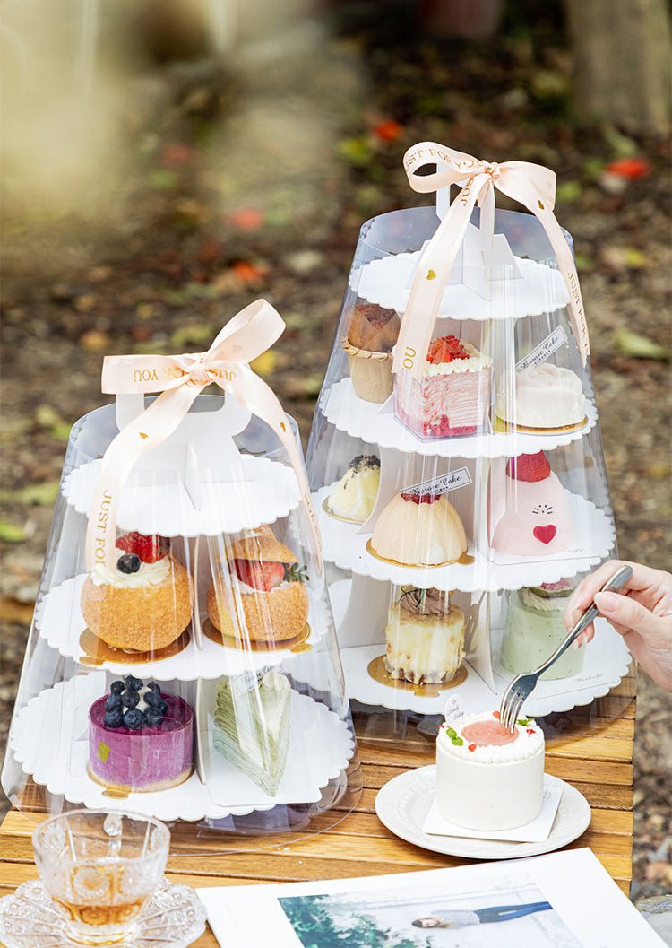 2 Tiers Round Stand - Elegant Supply