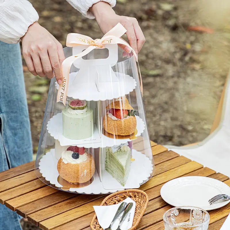 2 Tiers Round Stand - Elegant Supply