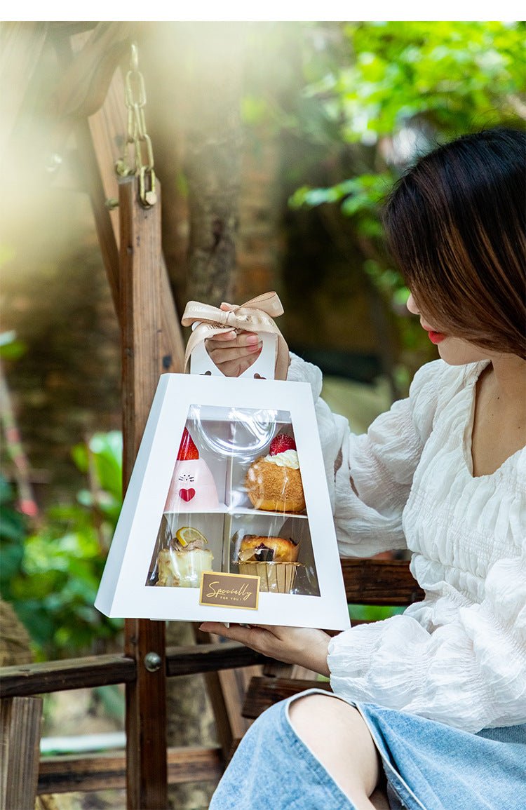 2 Tiers Trapezoid Bakery / Cupcakes Dessert Stand - Elegant Supply