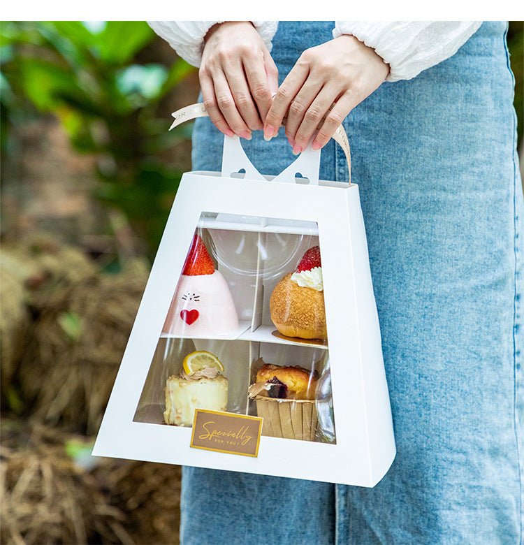 2 Tiers Trapezoid Bakery / Cupcakes Dessert Stand - Elegant Supply