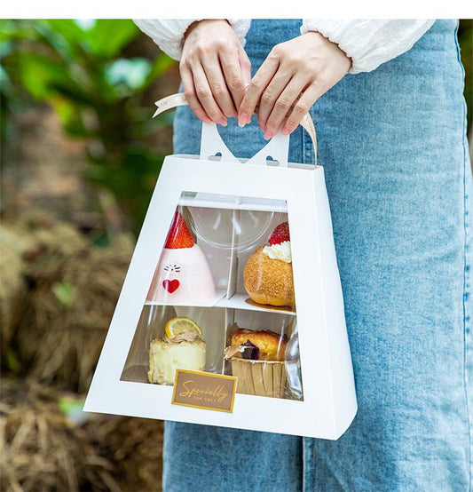 2 Tiers Trapezoid Bakery / Cupcakes Dessert Stand - Elegant Supply