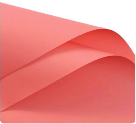 Solid Color Korean Inspired Flower Wrapping Paper (20pcs/bag)