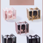 PRE-ORDER ONLY - Tilted Heart in a Clear Cube Flower Gift Box