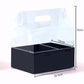 Transparent Flower Gift Box with Handle