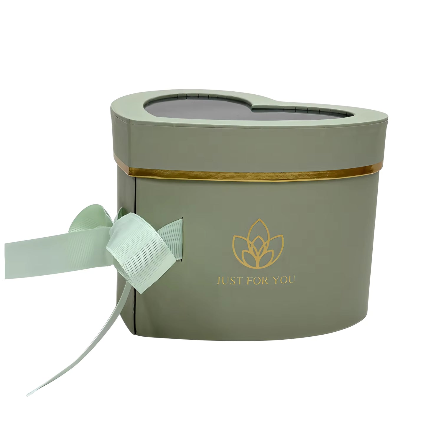 Dual-layer heart box for roses or chocolates