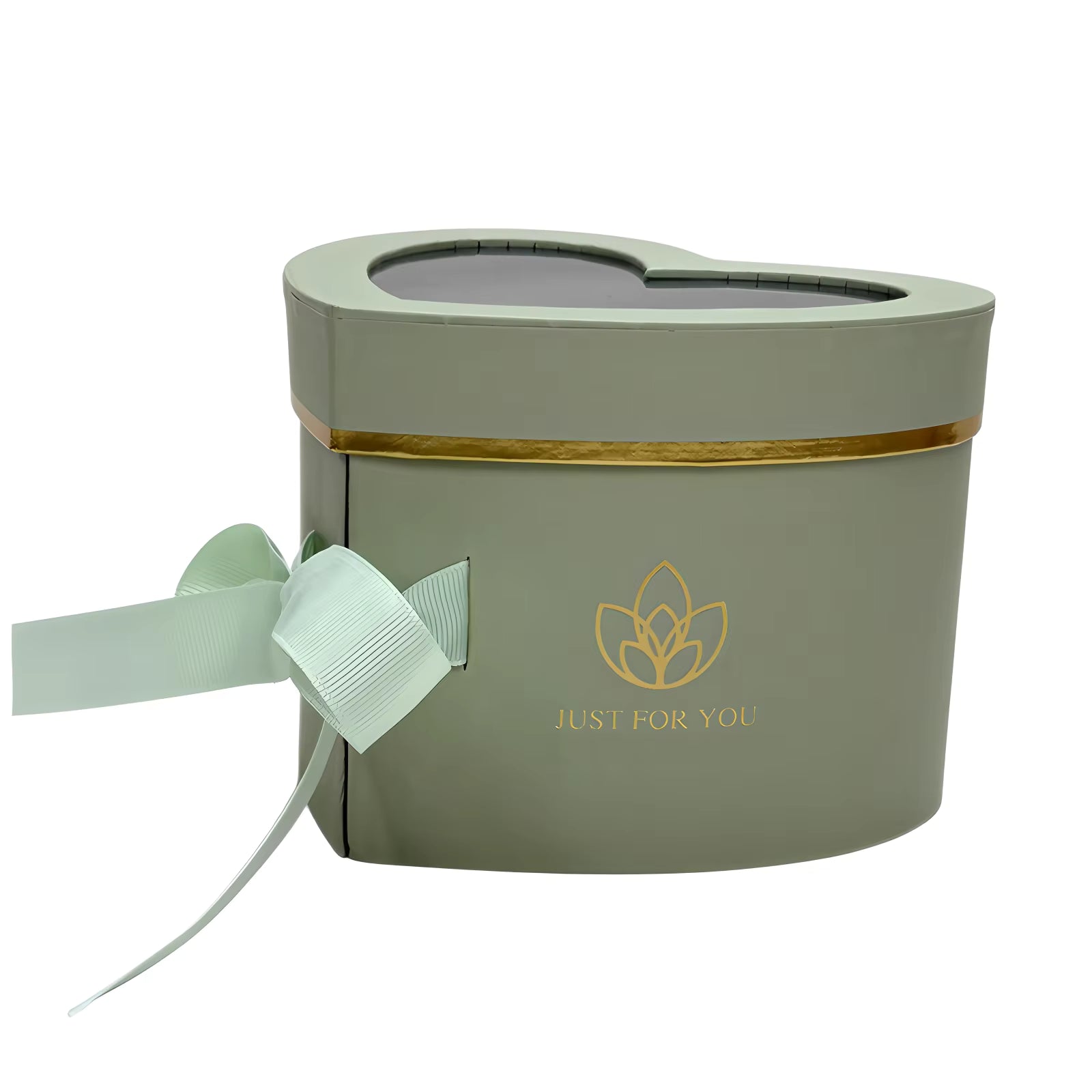 Dual-layer heart box for roses or chocolates