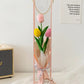 Tall Edge Clear PVC Rectangle Waterproof Flower Bag with Handle