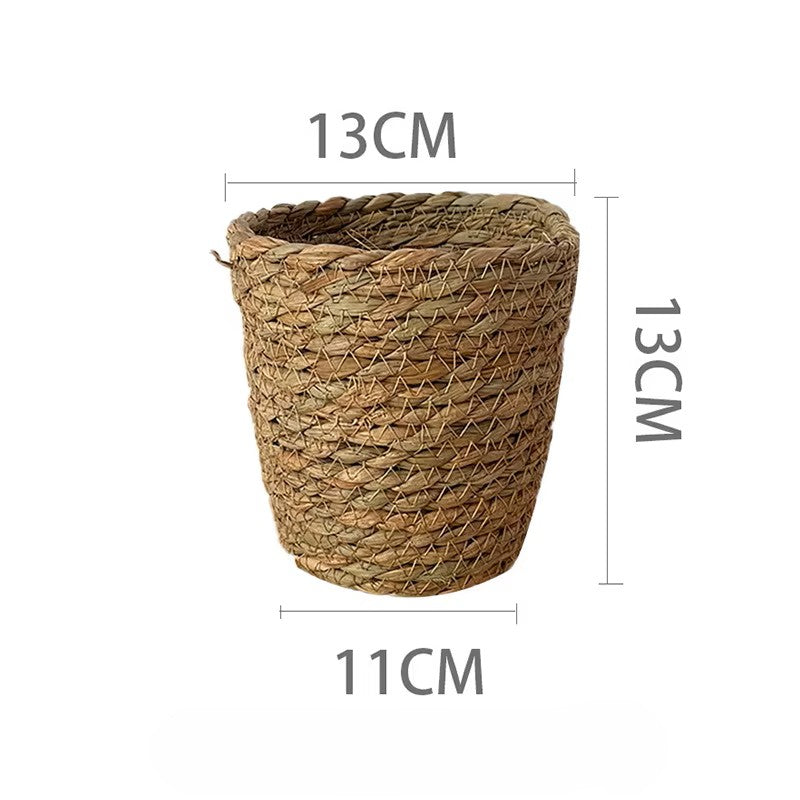 Grass Woven Flower Basket / Bucket