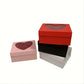 Square Magentic Heart Flower Gift Box - Various Colors - For preserved / Eternal Roses / Gift / Chocolate Strawberry Arrangements