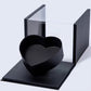 Tilted Heart in a Clear Cube Flower Gift Box