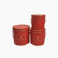 Red Round Hat Flower Boxes, Elegant Flower Gift Boxes for beautiful flower arrangements!