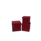 PRE-ORDER ONLY - Velvet Cube Square Flower Hat Box with Lid