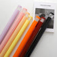 PRE-ORDER ONLY - Solid Color & Transparent Border Flower Wrapping Paper (20pcs/bag)