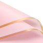 PRE-ORDER ONLY - Matte Gold Line Flower Wrapping Paper (20pcs/bag)