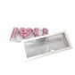 Fillable I Love you Rectangle Flower Gift Box with Clear Lid