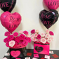 Rose Love Romantic Flower bag with matching balloon set included