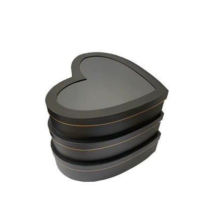 Elegant XL heart gift box for floral arrangements and chocolates