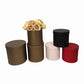 Shiny Round Flower Hat Box with Lid - Various Colors and Sizes - For Preserved Roses / Gift / Chocolate Strawberries Arrangements