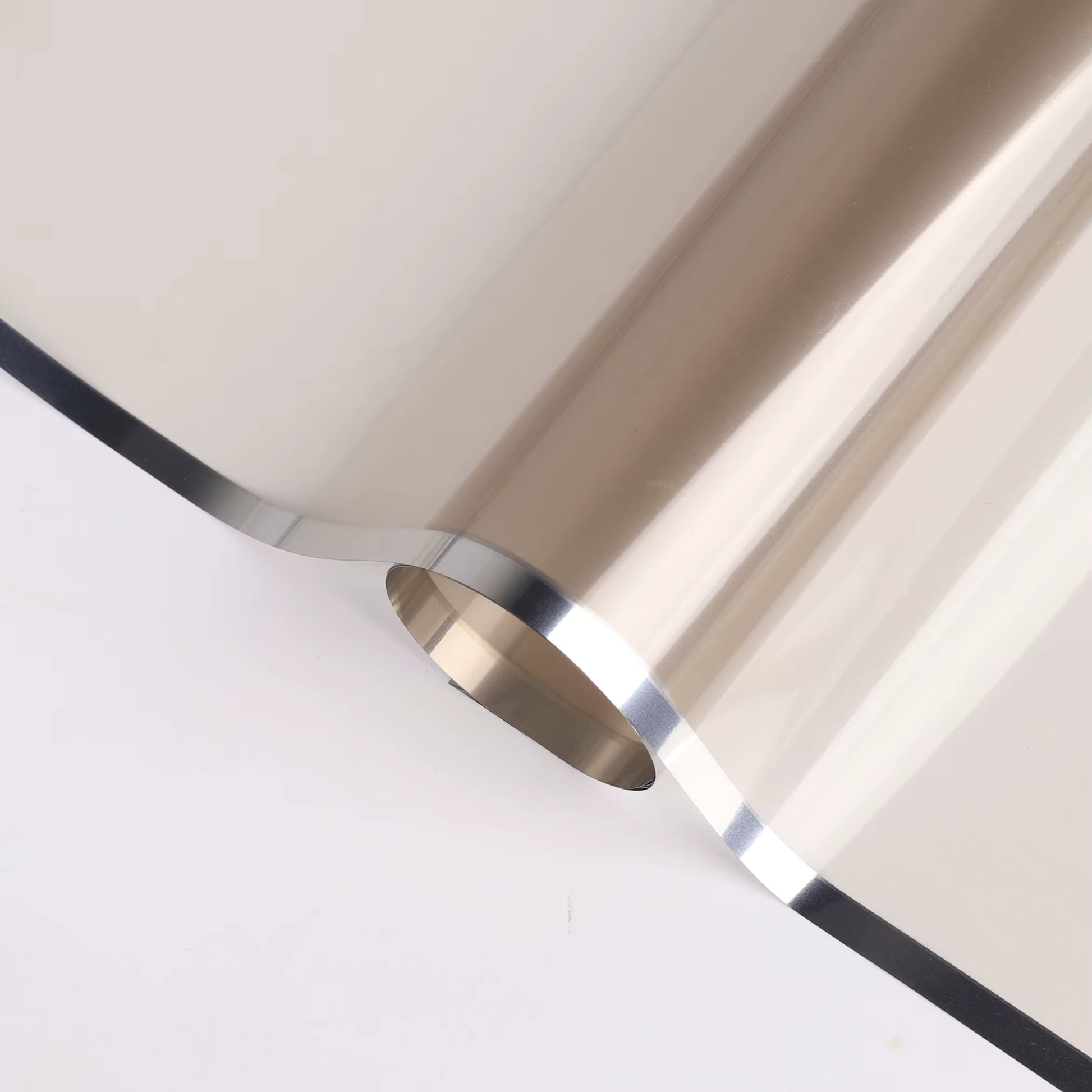 High gloss silver-rimmed flower wrap in soft rose tones – 57x57cm sheets