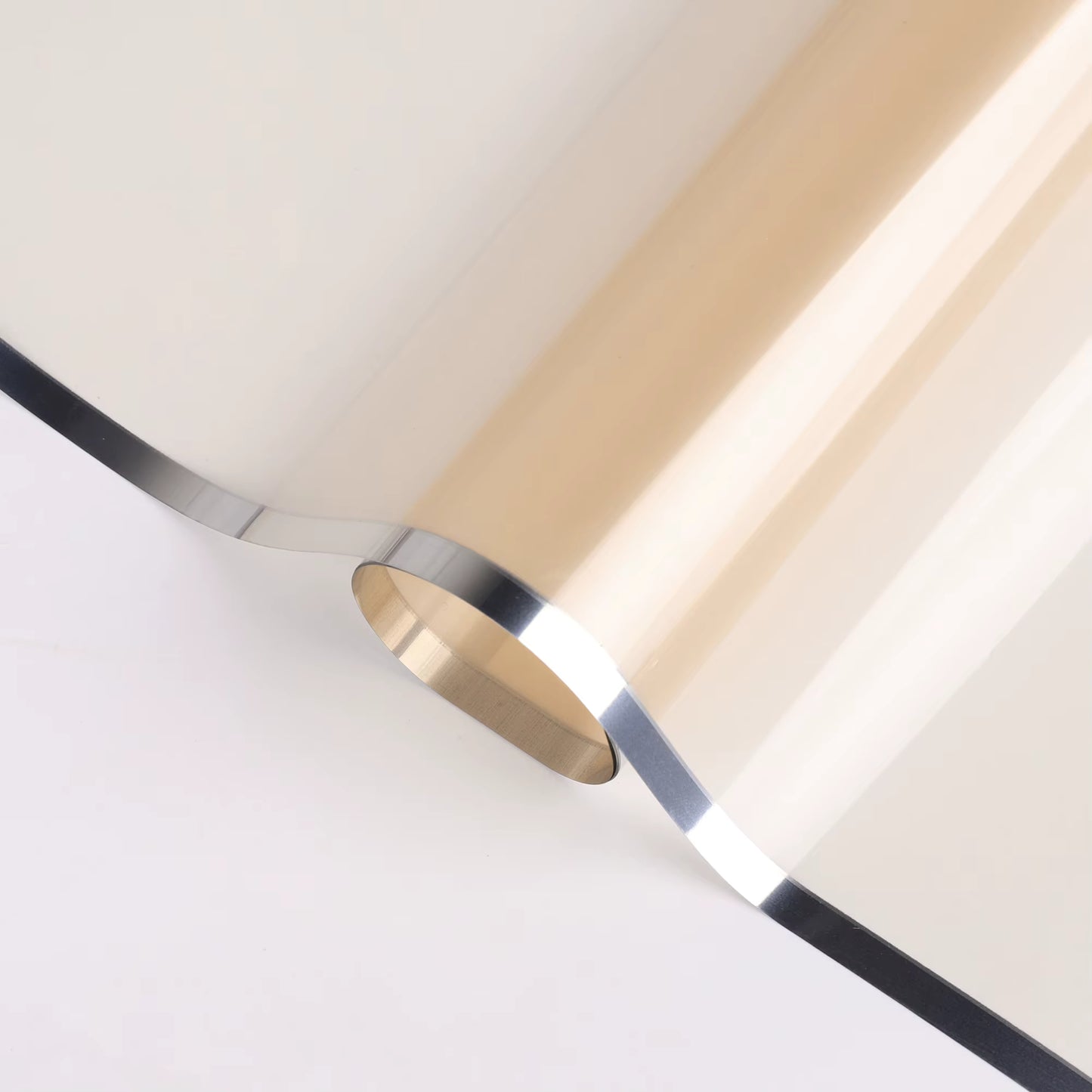 Starlight waterproof flower wrap with iridescent lavender tint and silver border