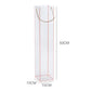 Tall Edge Clear PVC Rectangle Waterproof Flower Bag with Handle