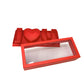 Fillable I Love you Rectangle Flower Gift Box with Clear Lid