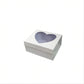 Square Magentic Heart Flower Gift Box - Various Colors - For preserved / Eternal Roses / Gift / Chocolate Strawberry Arrangements