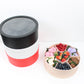 Round Flower Gift Box with Sections