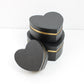 Luxury Gold Heart Flower Box with Lid