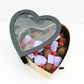 Gold Slide Heart Flower Gift Box