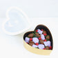 Gold Slide Heart Flower Gift Box