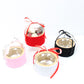 Round Globe Clear Top Flower Gift Box with Ribbon