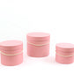 Pink Basic Round Flower Hat Box with Lid