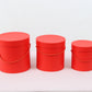 Red round Hat Flower Box for flower bouquets Perfect flower box, present box.