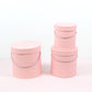 Pink Round Hat Box with Chocolate Strawberries – Stylish gift box and flower box.