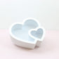 Double Heart Flower Gift Box with Lid - Various Colors - For Preserved/ Eternal Rose / Gift / Chocolate Strawberries Arrangements