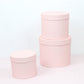 Shiny Round Flower Hat Box with Lid - Various Colors and Sizes - For Preserved Roses / Gift / Chocolate Strawberries Arrangements