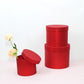 Shiny Round Flower Hat Box with Lid - Various Colors and Sizes - For Preserved Roses / Gift / Chocolate Strawberries Arrangements