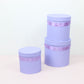 Macaroon Color Round Flower Hat Box with Lid