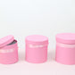 Macaroon Color Round Flower Hat Box with Lid