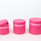 Macaroon Color Round Flower Hat Box with Lid