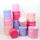 Macaroon Color Round Flower Hat Box with Lid