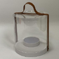 Clear PVC Cylinder Round Flower Box with Clear Lid and Handle