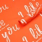 I like you Neon Colors Flower Wrapping Paper 